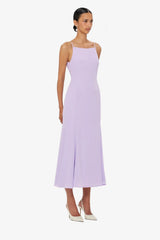 Regina Midi Dress - Lilac