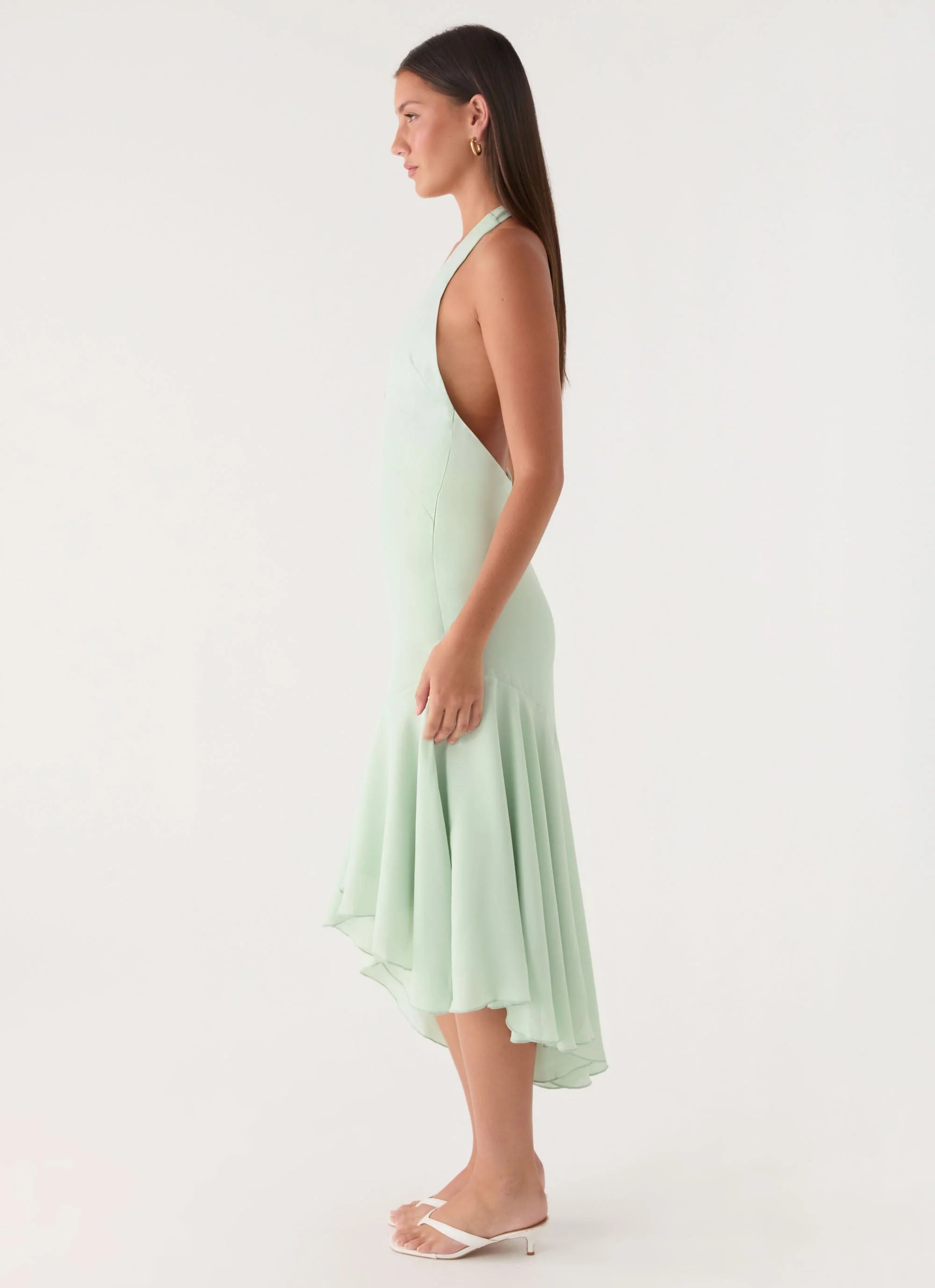 Darline Midi Dress - Pistachio